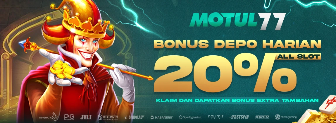 Bonus Deposit Harian 20%